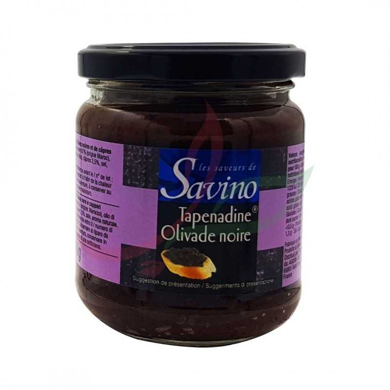 Tapenadine olivade noire Savino 180g