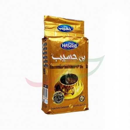 Ground coffee with cardamom (golden) Haseeb 500g