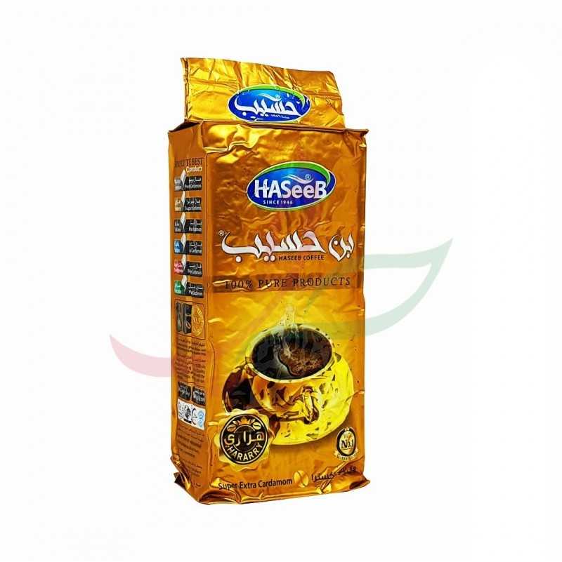 Ground coffee with cardamon (golden) Haseeb 200g