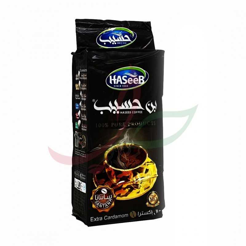 Ground dark coffee with cardamom extra Haseeb 200g
