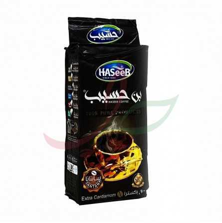 Ground dark coffee with cardamom extra Haseeb 200g