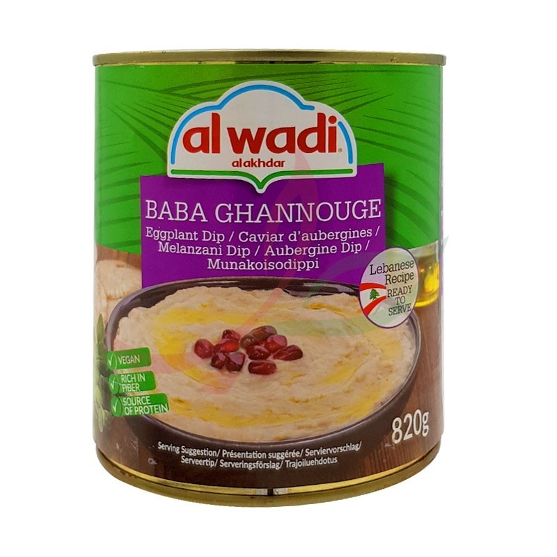 Baba ghanouj - caviar d'aubergines Alwadi 820g