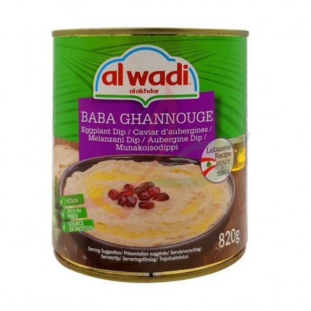 Baba ghanouj - caviar d'aubergines Alwadi 820g