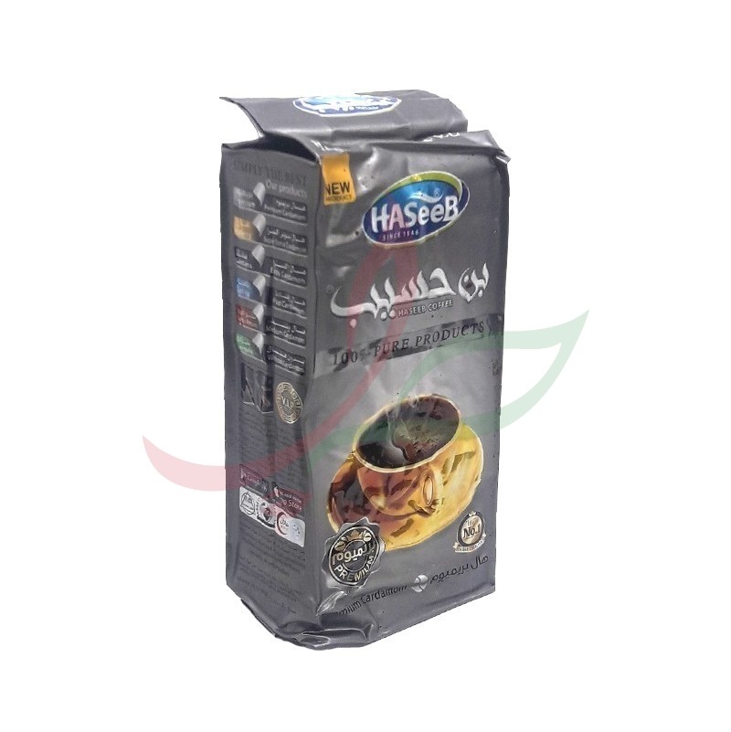 Ground coffee with cardamon (silver) Haseeb 200g