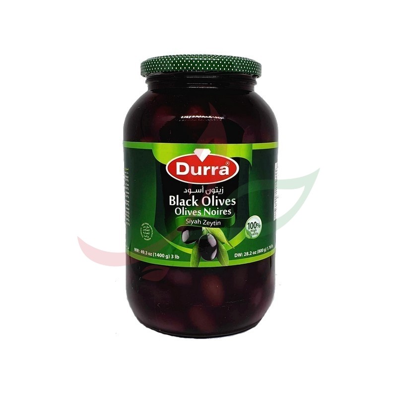 Olives noires salkini Durra 1,4kg