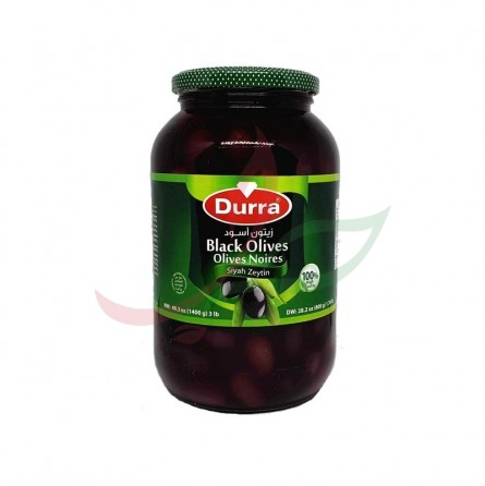 Olives noires salkini Durra 1,4kg