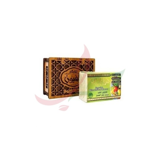 Aleppo soap aloe vera (wooden box) Almalika 150g