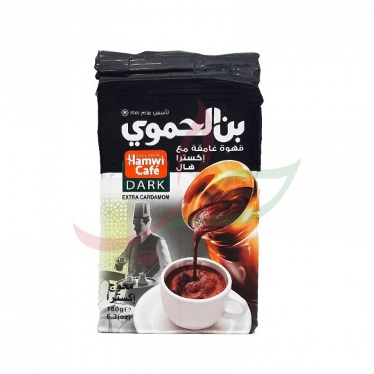 Gemahlener schwarzer Kaffee mit Kardamom Hamwi 180g